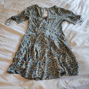 NWT Free People Ivory Combo Dress